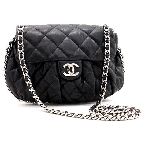 chanel chain around shoulder bag